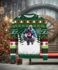 Godzilla Colorade Avalanche For Christmas Gifts 3D Printed Ugly Christmas Sweater