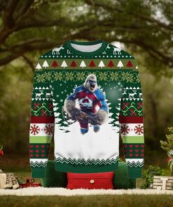 Godzilla Colorade Avalanche For Christmas Gifts 3D Printed Ugly Christmas Sweater