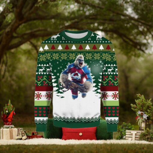 Godzilla Colorade Avalanche For Christmas Gifts 3D Printed Ugly Christmas Sweater