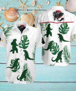 Godzilla Green Leaf Hawaiian Shirt Impressive Gift