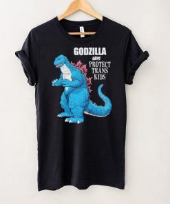 Godzilla says protect trans kids hoodie, sweater, longsleeve, shirt v-neck, t-shirt