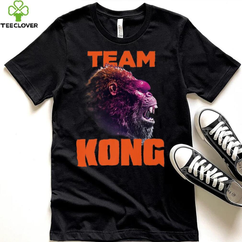 Godzilla vs Kong Official Team Kong Neon T Shirt Godzilla vs Kong Official Team Kong Neon T Shirt