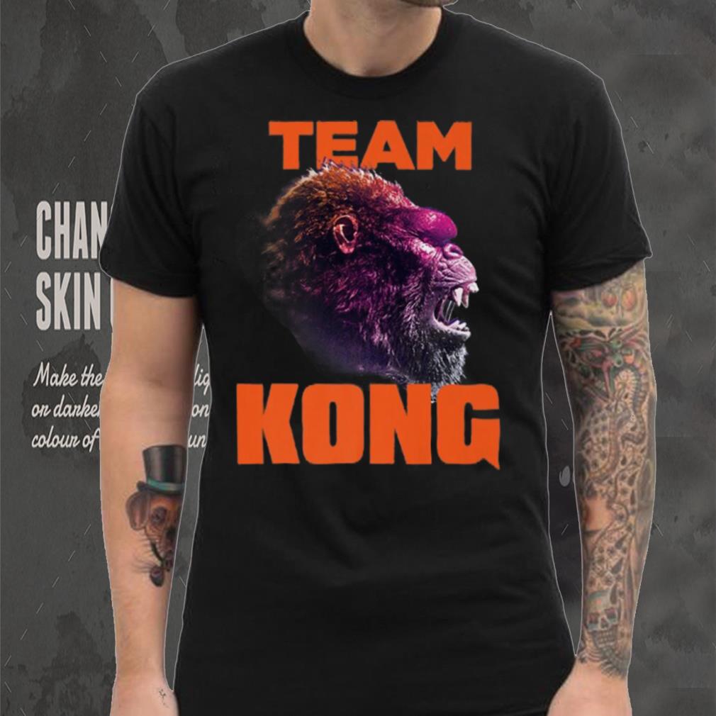 Godzilla vs Kong Official Team Kong Neon T Shirt Godzilla vs Kong Official Team Kong Neon T Shirt
