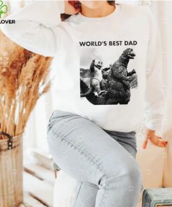Godzilla world’s best dad T Shirt 1 Godzilla world’s best dad T Shirt