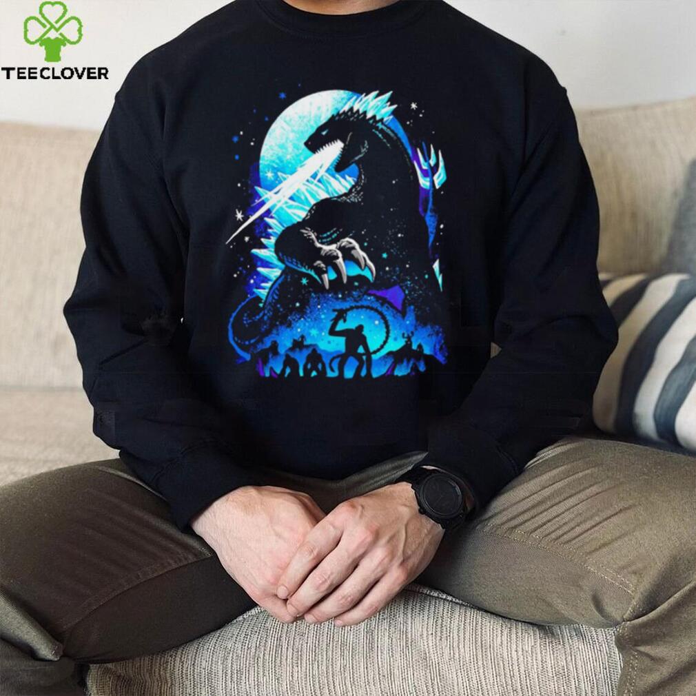Godzilla x Kong The New Empire Godzilla with heat ray character shirt Godzilla x Kong The New Empire Godzilla with heat ray character shirt