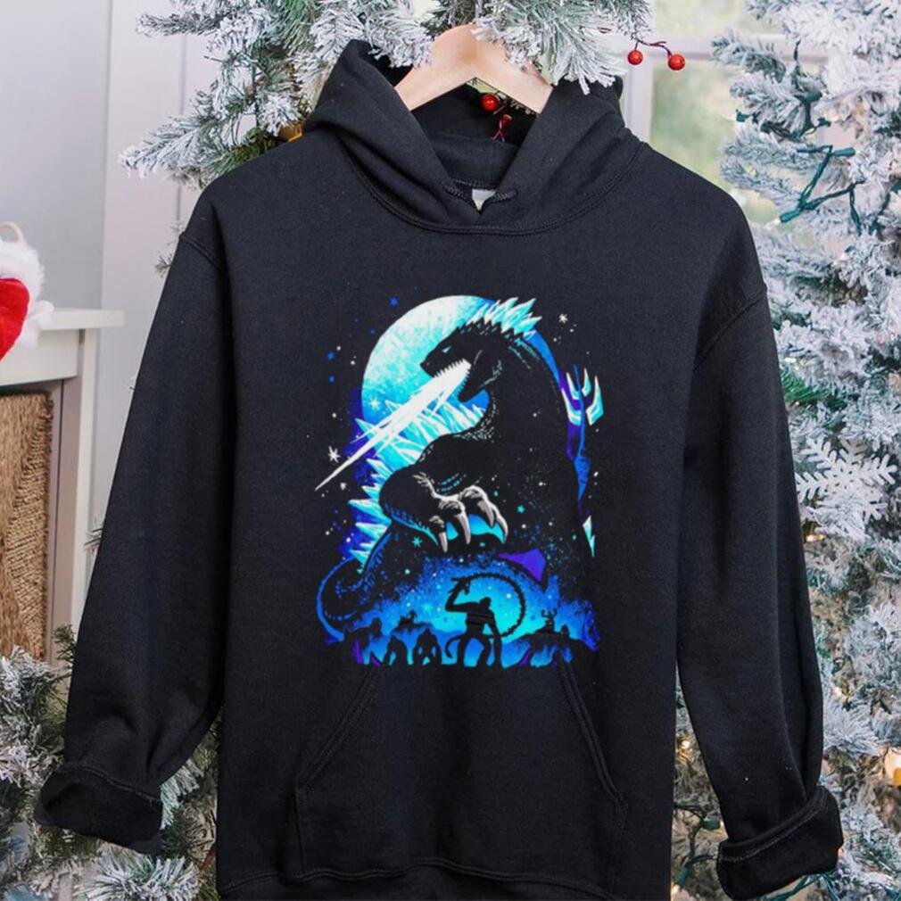 Godzilla x Kong The New Empire Godzilla with heat ray character shirt Godzilla x Kong The New Empire Godzilla with heat ray character shirt
