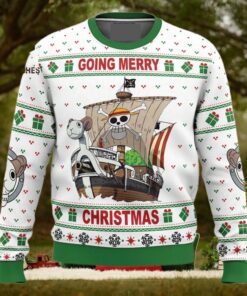 Going Merry Christmas OP Pirates Christmas Ugly Wool Knitted Sweater