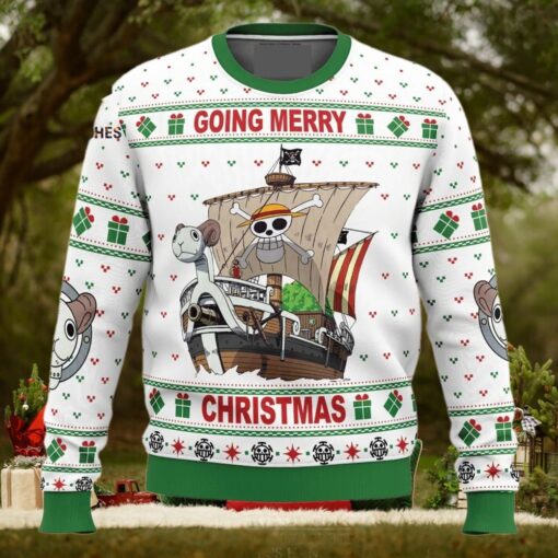 Going Merry Christmas OP Pirates Christmas Ugly Wool Knitted Sweater