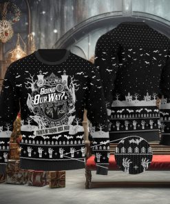 Going Our Way The Haunted Mansion Ugly Halloween Sweater Black Gift For Men And Women