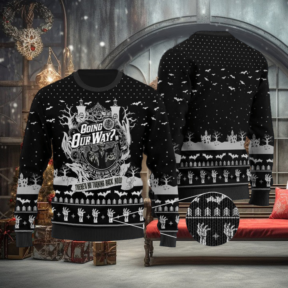 Going Our Way The Haunted Mansion Ugly Halloween Sweater Black Gift For Men And Women Going Our Way The Haunted Mansion Ugly Halloween Sweater Black Gift For Men And Women