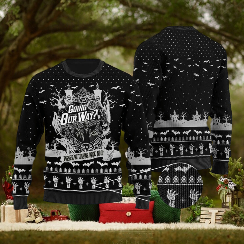 Going Our Way The Haunted Mansion Ugly Halloween Sweater Black Gift For Men And Women Going Our Way The Haunted Mansion Ugly Halloween Sweater Black Gift For Men And Women