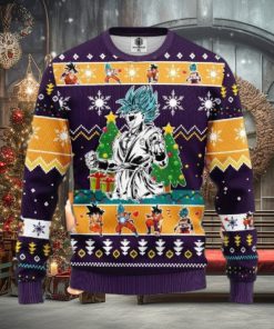 Goku Blue Dragon Ball Anime Ugly Christmas Sweater