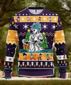 Goku Blue Dragon Ball Ugly Christmas Sweater Amazing Gift Men And Women Christmas Gift