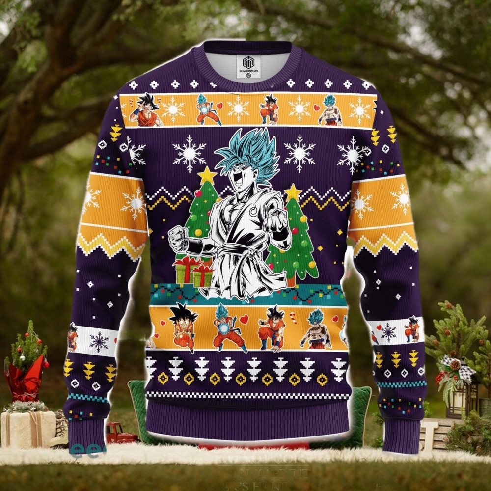 Goku Blue Dragon Ball Ugly Christmas Sweater Amazing Gift Men And Women Christmas Gift Goku Blue Dragon Ball Ugly Christmas Sweater Amazing Gift Men And Women Christmas Gift