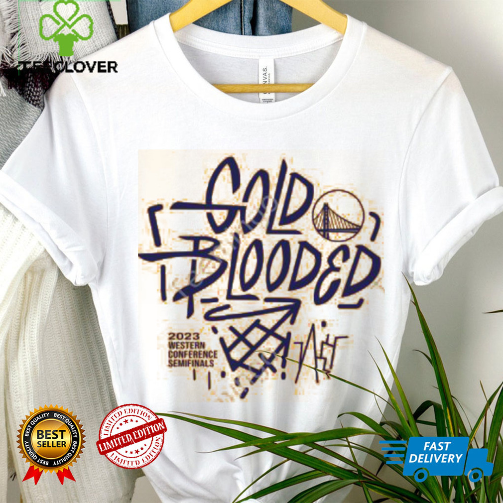 Gold Blooded 2023 Western Conference Semifinals Tee Shirt Gold Blooded 2023 Western Conference Semifinals Tee Shirt