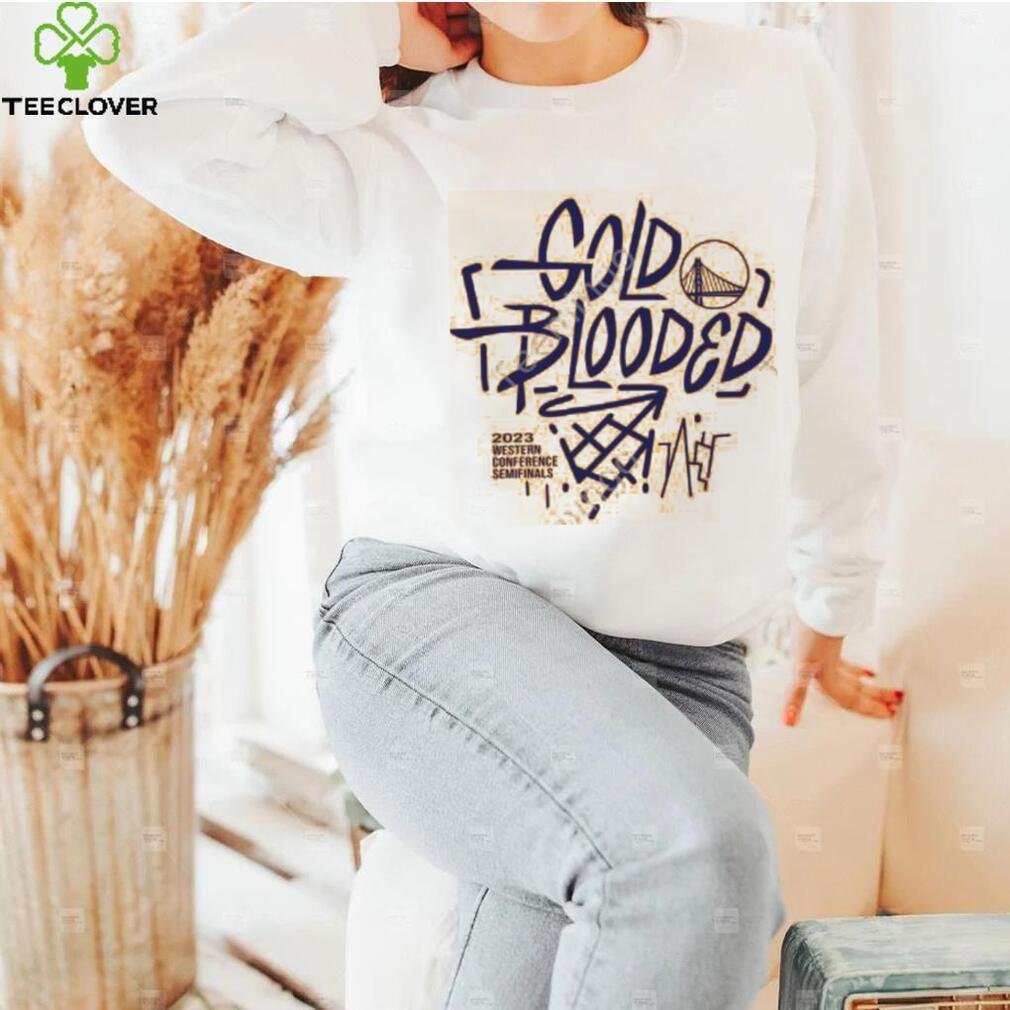 Gold Blooded 2023 Western Conference Semifinals Tee Shirt Gold Blooded 2023 Western Conference Semifinals Tee Shirt