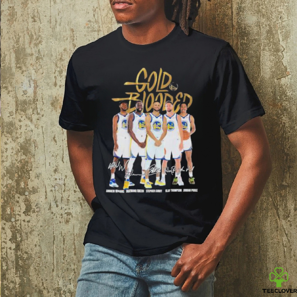 ifølge Sult blur Gold Blooded NBA T Shirt - Teeclover