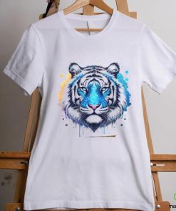 Gold Blue Tiger shirt