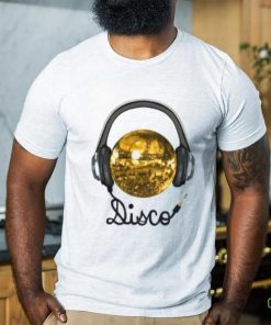 Gold Disco Ball Music Headphones shirt