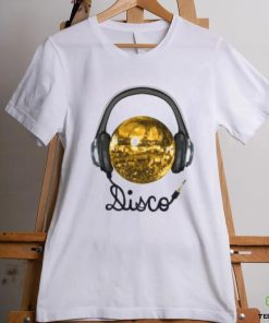 Gold Disco Ball Music Headphones shirt