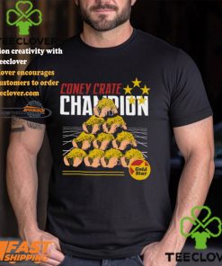 Gold Star Coney Crate Champion Shirt