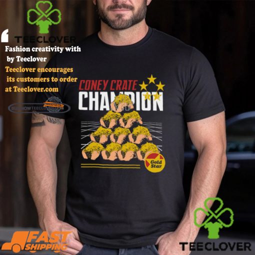 Gold Star Coney Crate Champion Shirt