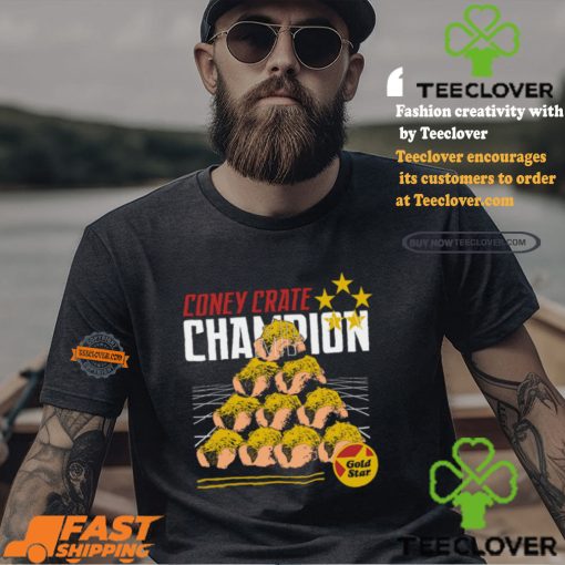 Gold Star Coney Crate Champion Shirt