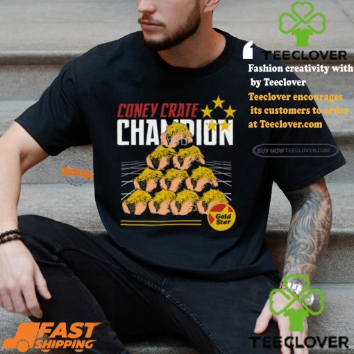 Gold Star Coney Crate Champion Shirt