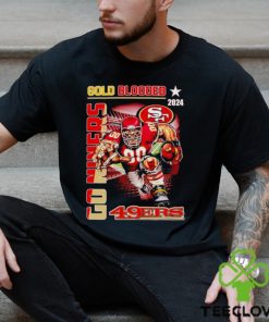 Gold blooded 2024 go Niners San Francisco 49ers hoodie, sweater, longsleeve, shirt v-neck, t-shirt