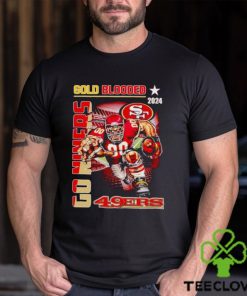 Gold blooded 2024 go Niners San Francisco 49ers hoodie, sweater, longsleeve, shirt v-neck, t-shirt