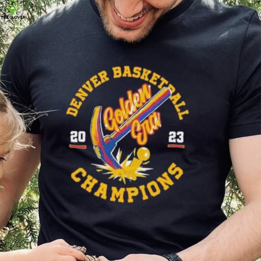 Gold era Denver basketball 2023 champions shirt