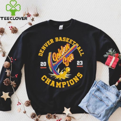 Gold era Denver basketball 2023 champions shirt