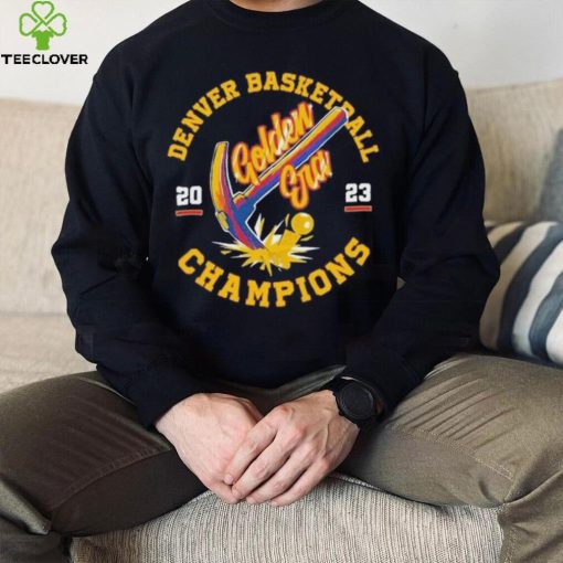 Gold era Denver basketball 2023 champions shirt