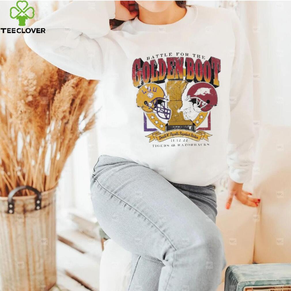 Golden Boot 2022 Tiger Vs Razorbacks Shirt Golden Boot 2022 Tiger Vs Razorbacks Shirt