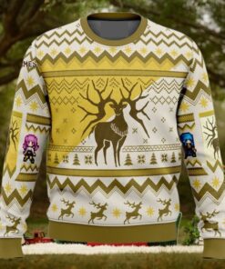 Golden Deer Fire Emblem Knitting Pattern Ugly Christmas Sweater