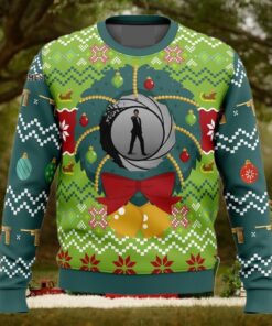 Golden Eye v2 Woolen Christmas Ugly Sweater