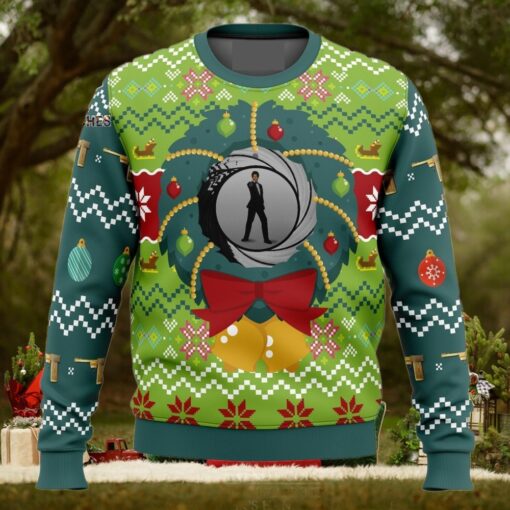 Golden Eye v2 Woolen Christmas Ugly Sweater