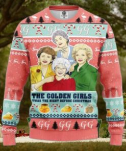 Golden Girl Pink Ugly Sweater