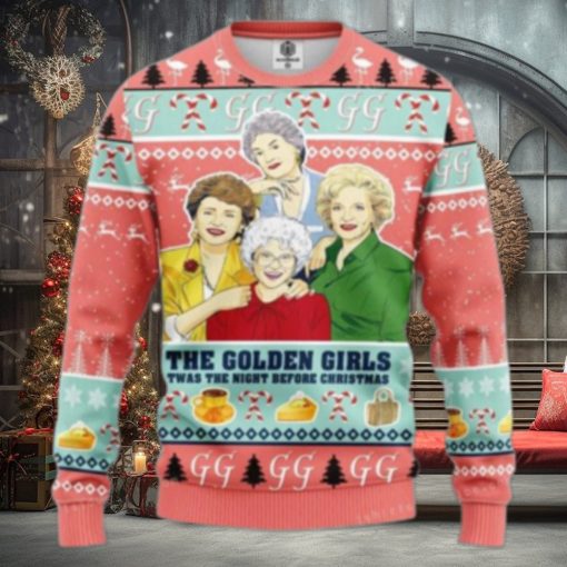 Golden Girl Pink Ugly Sweater