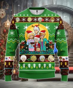 Golden Girls Ugly Christmas Sweater Green 1 Amazing Gift Men And Women Christmas Gift