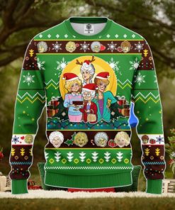 Golden Girls Ugly Christmas Sweater Green 1 Amazing Gift Men And Women Christmas Gift