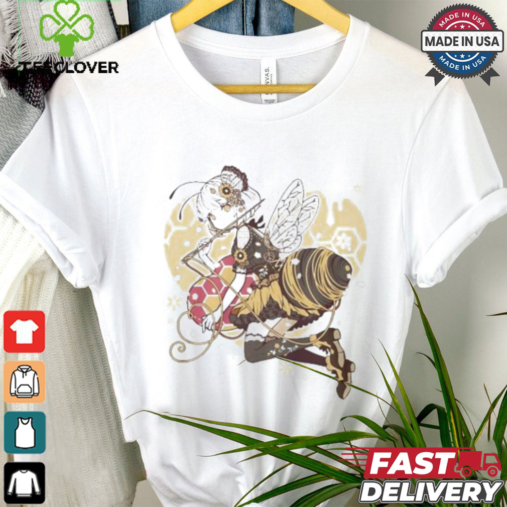 Golden Guardian Of The Hive, This Ethereal Anime Character Blends The Elegance T shirt Golden Guardian Of The Hive, This Ethereal Anime Character Blends The Elegance T shirt