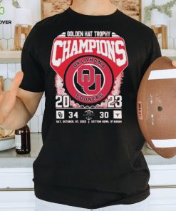 Golden Hat Trophy Champions Oklahoma Sooners 2023 Shirt 1 Golden Hat Trophy Champions Oklahoma Sooners 2023 Shirt