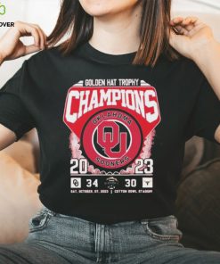 Golden Hat Trophy Champions Oklahoma Sooners 2023 Shirt 2 Golden Hat Trophy Champions Oklahoma Sooners 2023 Shirt