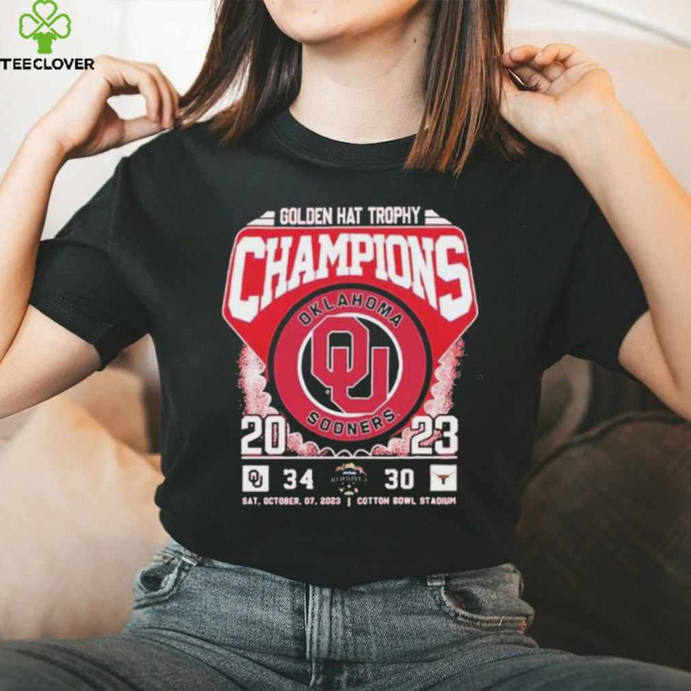 Golden Hat Trophy Champions Oklahoma Sooners 2023 Shirt Golden Hat Trophy Champions Oklahoma Sooners 2023 Shirt