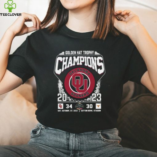 Golden Hat Trophy Champions Oklahoma Sooners 2023 T Shirt