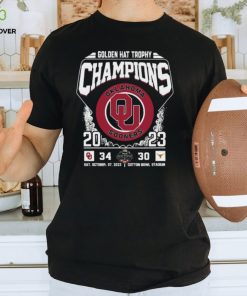 Golden Hat Trophy Champions Oklahoma Sooners 2023 T Shirt