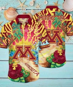 Golden Hour Minnesota Golden Gophers NCAA Aloha Shirt