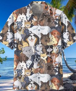 Golden Retriever Colorful Amazing Design Unisex Hawaiian Shirt For Men And Women Dhc17063166