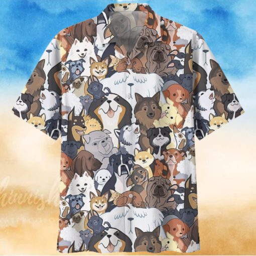 Golden Retriever Colorful Amazing Design Unisex Hawaiian Shirt For Men And Women Dhc17063166